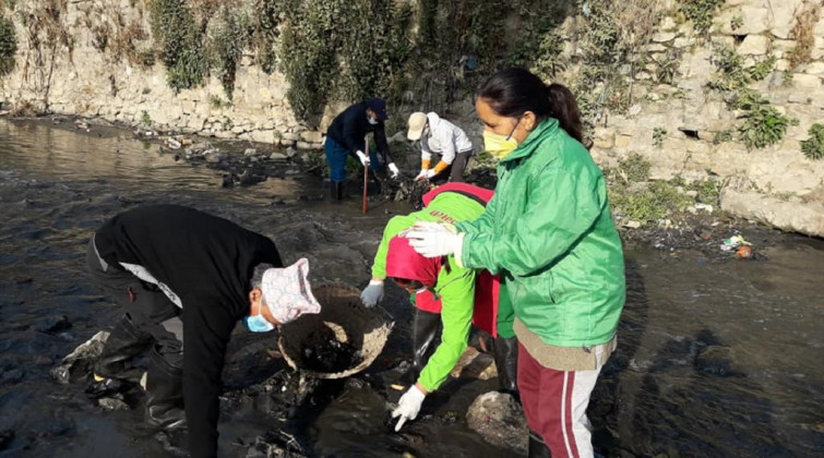 बागमती सफाइ महाअभियान ४०६ औँ हप्तामा